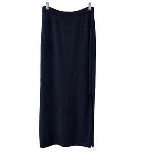 St. John Evening Vintage Santana Knit Side Slit Skirt Size 8